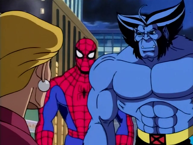 worldsfinest's tweet photo. Spider-Man and the X-Men team-up in the Spider-Man: The Animated Series episode "Mutants' Revenge," which debuted on this day (Oct. 7) in 1995! Spider-Man and the Merry Mutants take on a mutated Herbert Landon as the epic crossover concludes! #SpiderManTAS #SpiderMan #XTAS #XMen https://t.co/QzbGYbnVl6