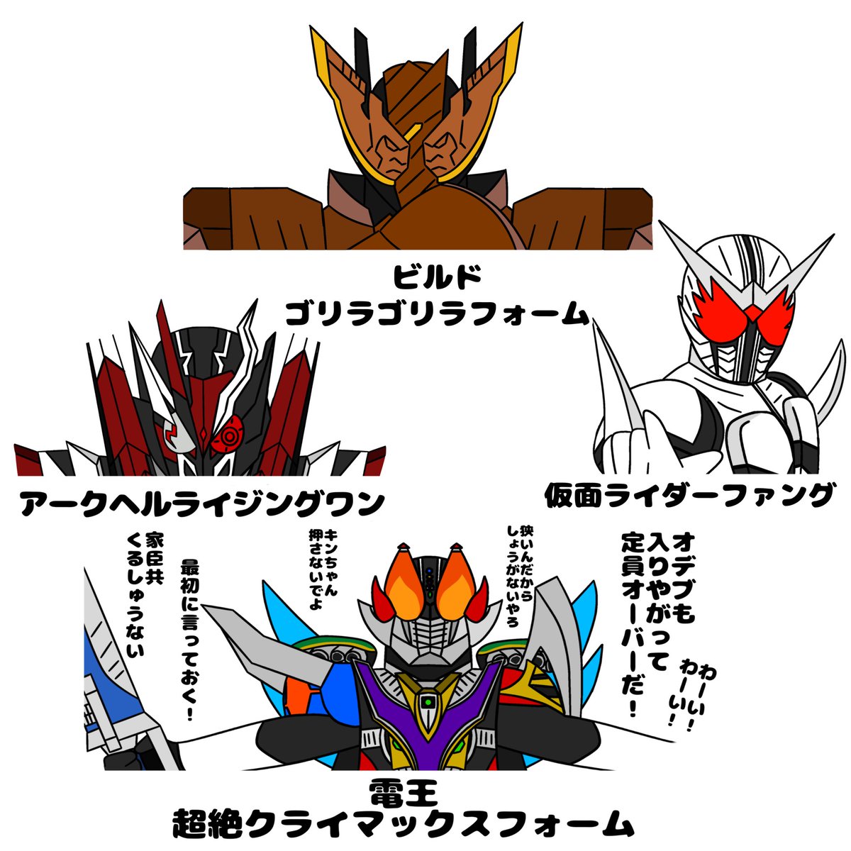 本編には登場しないフォームを想像してみた