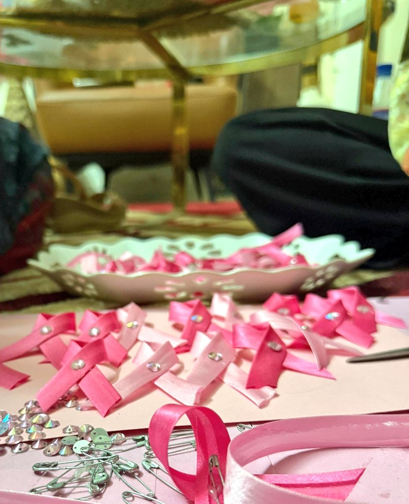 FarmGirlDJ's tweet image. 🎀 Her name is Aicha . One decision saved her life  a simple check,a simple act.Not all women are that lucky.That’s why  turns fear into action: 1 pink #Ribbon = 1 Woman screened.
Can’t buy one? Come craft it with us
We need hands &amp;amp; hope. 💗
#PinkOctober #BreastCancerAwareness 🇩🇯