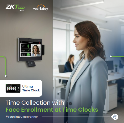 zktecowfm's tweet image. Enroll once, and your team can verify across different modalities. No repeated setup, just instant, secure punches every time.

Book a free demo at sales@zktecowfm.com
Click here to learn more: zurl.co/mB7GT

#Workday #WorkdayCertified #WorkdayPartner #ZKTeco #ZKTecoWFM