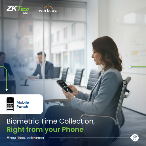 zktecowfm's tweet image. Enroll once, and your team can verify across different modalities. No repeated setup, just instant, secure punches every time.

Book a free demo at sales@zktecowfm.com
Click here to learn more: zurl.co/mB7GT

#Workday #WorkdayCertified #WorkdayPartner #ZKTeco #ZKTecoWFM