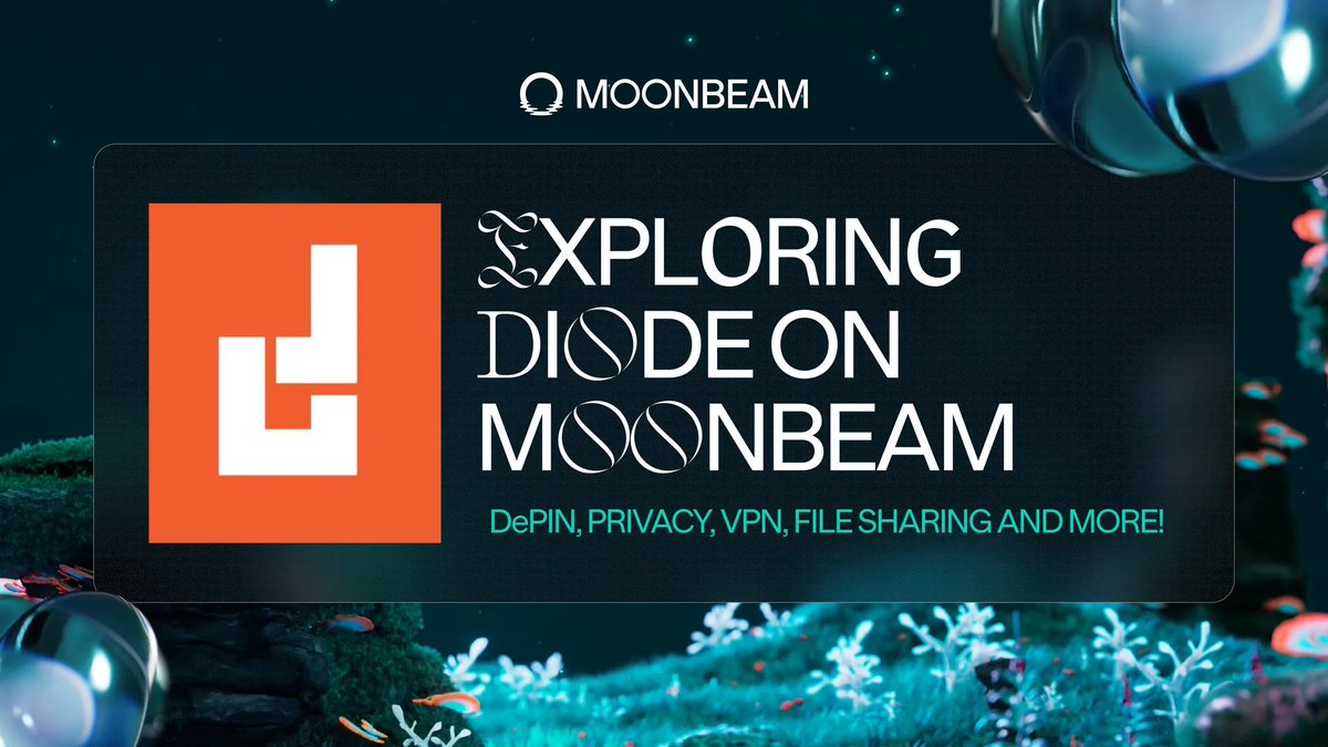 MoonbeamNetwork's tweet photo. You’ve heard of DePIN but what does it actually mean?

Decentralized • Physical • Infrastructure 🌐

It's more than a buzzword.

📣 Take @diode_chain on Moonbeam, a real world example enabling secure, censorship resistant communication.

Explore more about @DiodeFoundation on Moonbeam. 👇
https://t.co/nvO5d0E7Xu
