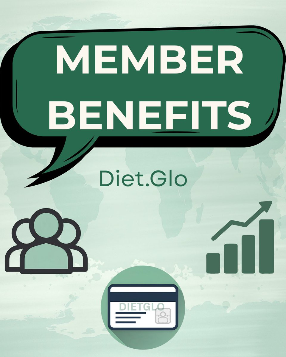 DietGlo's tweet image. &amp;gt; “✨ Membership Benefits Await You!
✔ Exclusive resources
🤝 Networking opportunities
🌱 Professional growth
💡 Events &amp;amp; training
👉 Join today and make your mark! #MembershipBenefits #GrowWithUs #Dietglo