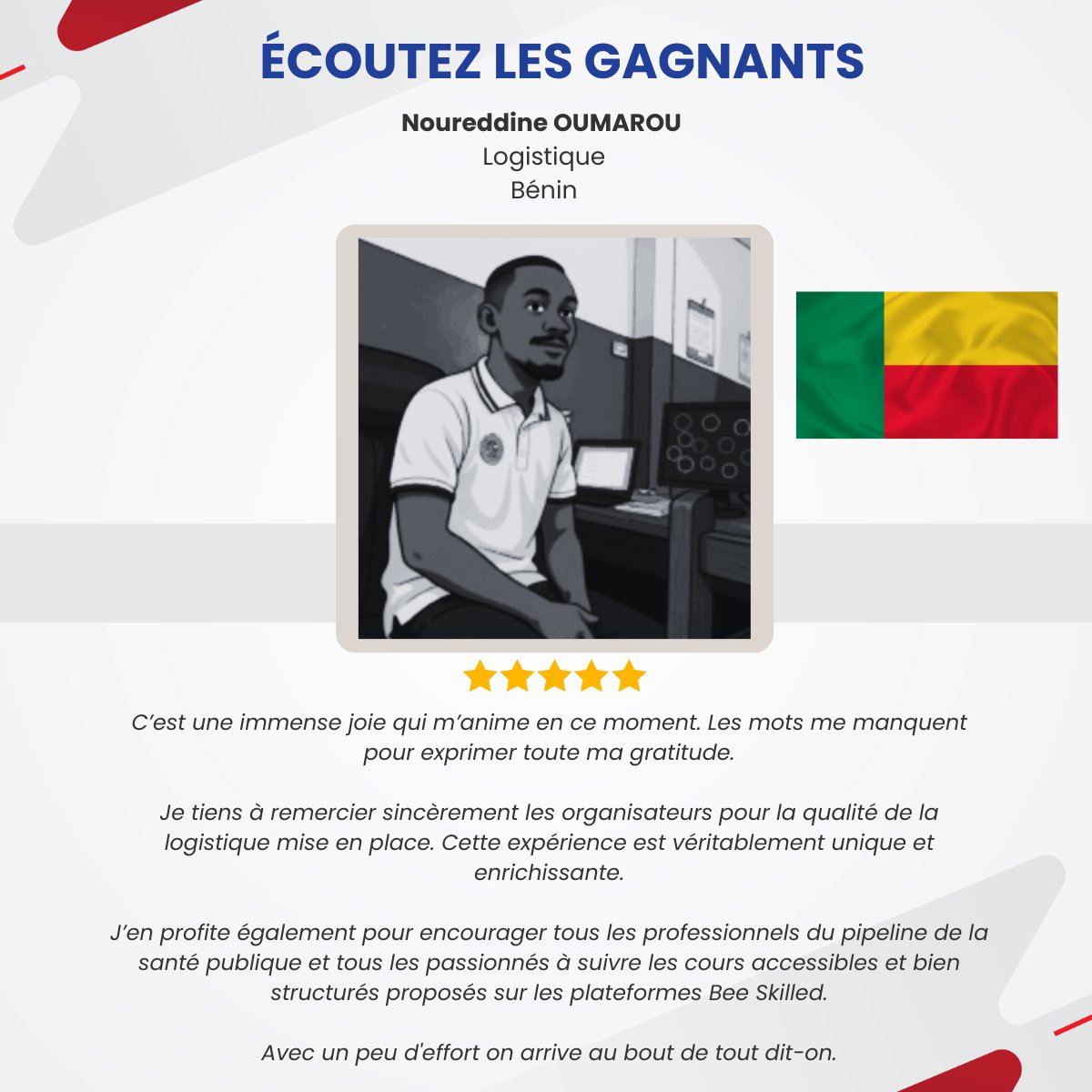 Aujourd’hui, nous sommes fiers d’annoncer les trois champions du CAC 1, lauréats du Pack Cours CAC 1 &amp; 2 avec certificats CPD pour leur engagement exemplaire.

Commencez le cours CAC 1 GRATUITEMENT dès aujourd’hui : hive.beeskilled.com/sc4h-cac-cours…  

#BeeSkilled