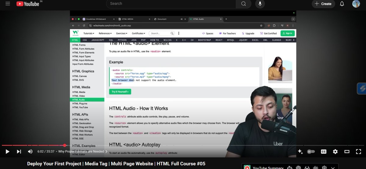 neuralnerd01's tweet image. Day 6/100 of #100DaysOfCode 🎬 @rohit_negi9 @adityatandon02 
Today’s focus: HTML Media &amp;amp; Deployment!
🎧Integrated audio &amp;amp; video
📺Embedded YouTube videos
🧩Built multi-page websites (header, main, footer)
☁️Deployed my first site on Netlify!
Seeing my code go live feels incredib