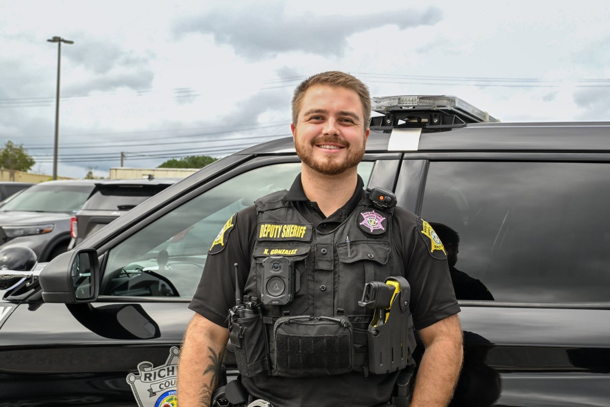 RCSD's tweet image. This October, RCSD deputies are proudly wearing pink badges in honor of Breast Cancer Awareness Month — standing in solidarity with survivors, fighters, and families affected by this disease. 💗 

#BreastCancerAwareness #TeamRCSD #PinkBadgesForACause