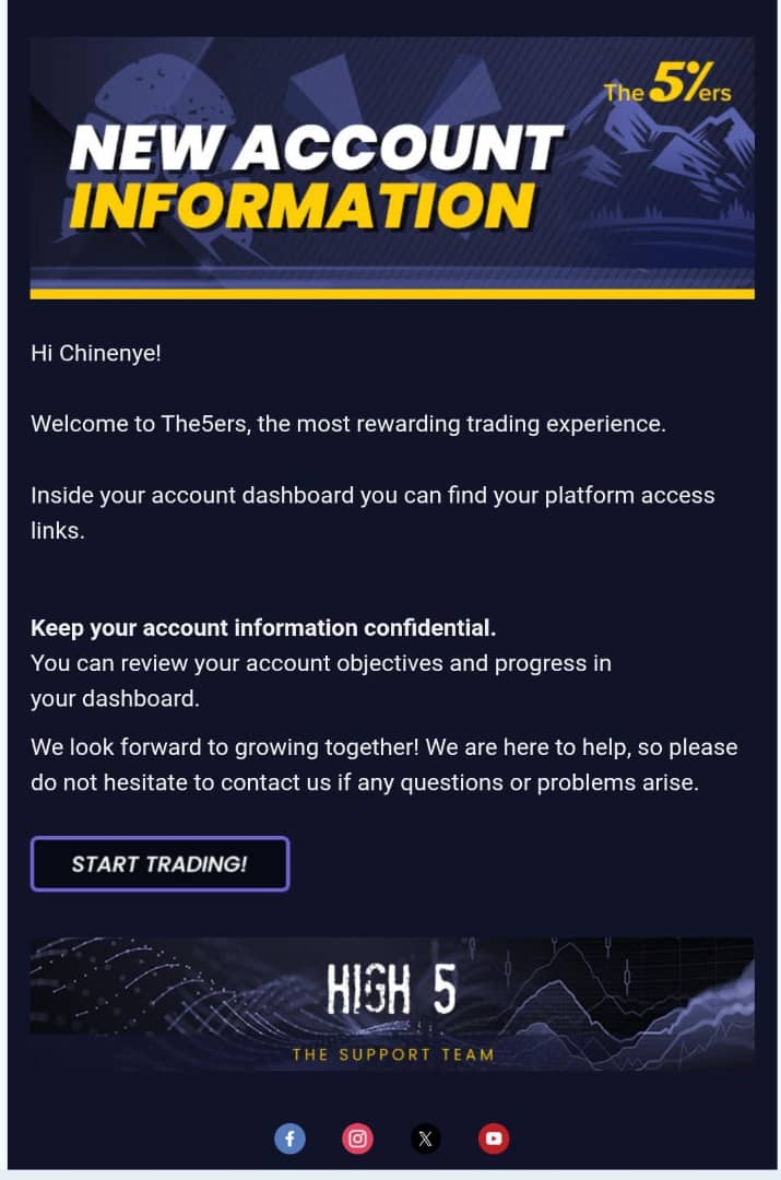 iamSoftVina's tweet image. Just Got A 20k High Stakes #The5ers Account
I’ll be trading this one on the Ctrader Platform, alongside my 70K scaled account. If the 70K blows, this one goes too. But if I recover the 70K, this one gets funded as well.
It’s like catching two birds with one stone, but in…
