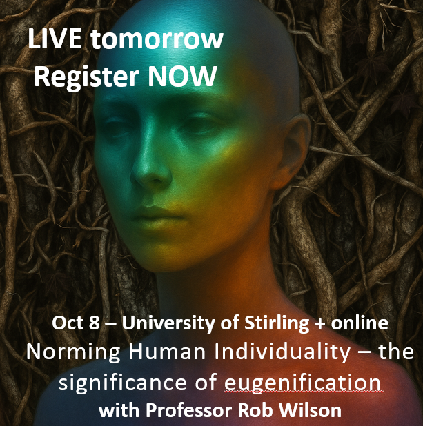 SciPlaceMemory's tweet image. Tomorrow: Norming Human Individuality with Professor Rob Wilson (16:00–17:30 BST, D1 Pathfoot &amp;amp; online).
Register now → forms.gle/kfZ5W4SZr5L77W…
#Philosophy #CognitiveScience #PlaceMemory