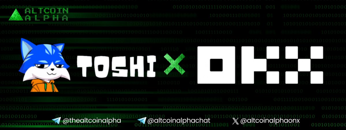 OKX EXCHANGE JUST LISTED $TOSHI ! 🚀

BINANCE SPOT NEXT ? 🤔