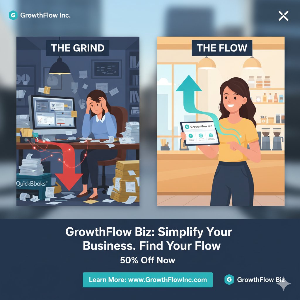 mmolina4_molina's tweet image. Local Biz Owners! 📢 Drowning in scattered software? 😩

GrowthFlow Biz unifies bookkeeping, CRM, tasks &amp;amp; marketing. Get everything on ONE dashboard to #GrowInFlow!

✅ 30-day FREE trial (no card!)✅ 50% Off Now!
Simplify your business: GrowthFlowInc.com

#LocalBusiness
