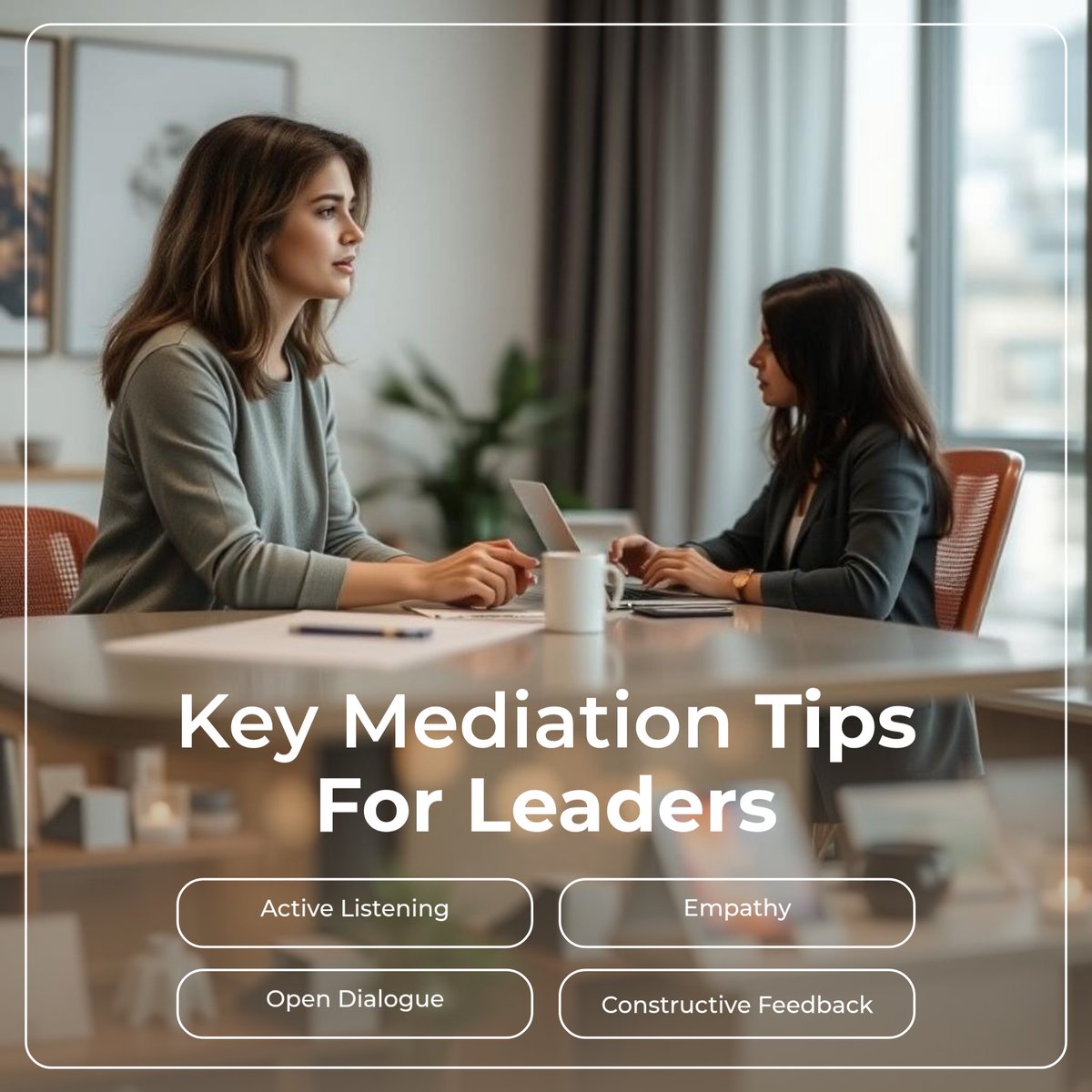 skillcloud's tweet image. Transform conflict into collaboration! 🤝✨ Here are essential mediation tips for empathetic leaders. 💼❤️

#SkillCloud #Microlearning #CareerBoost #BusyPros #LearnOnTheGo #SkillUp #WorkSmart #RolePlayReady #BiteSizedLearning #ProSkills #TimeEfficient #CareerGrowth