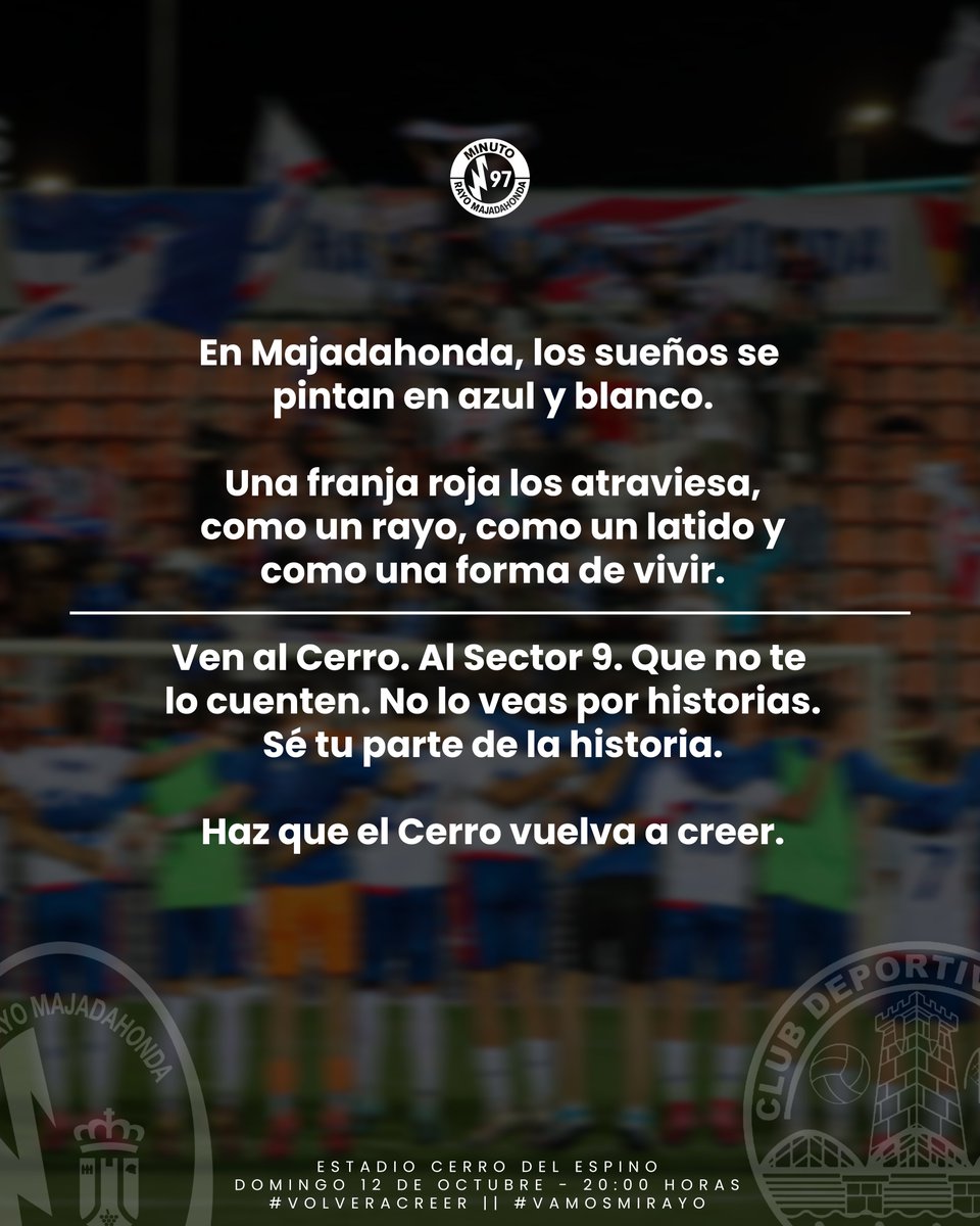 Minuto97Rayo's tweet photo. 💙 𝑬𝒏 𝑴𝒂𝒋𝒂𝒅𝒂𝒉𝒐𝒏𝒅𝒂, 𝒍𝒐𝒔 𝒔𝒖𝒆𝒏̃𝒐𝒔 𝒔𝒆 𝒑𝒊𝒏𝒕𝒂𝒏 𝒆𝒏 𝒂𝒛𝒖𝒍 𝒚 𝒃𝒍𝒂𝒏𝒄𝒐... 🤍

🔜 #RayoMajadahondaCoria

#VolverACreer ⚡️ https://t.co/4Pp5b54rvq