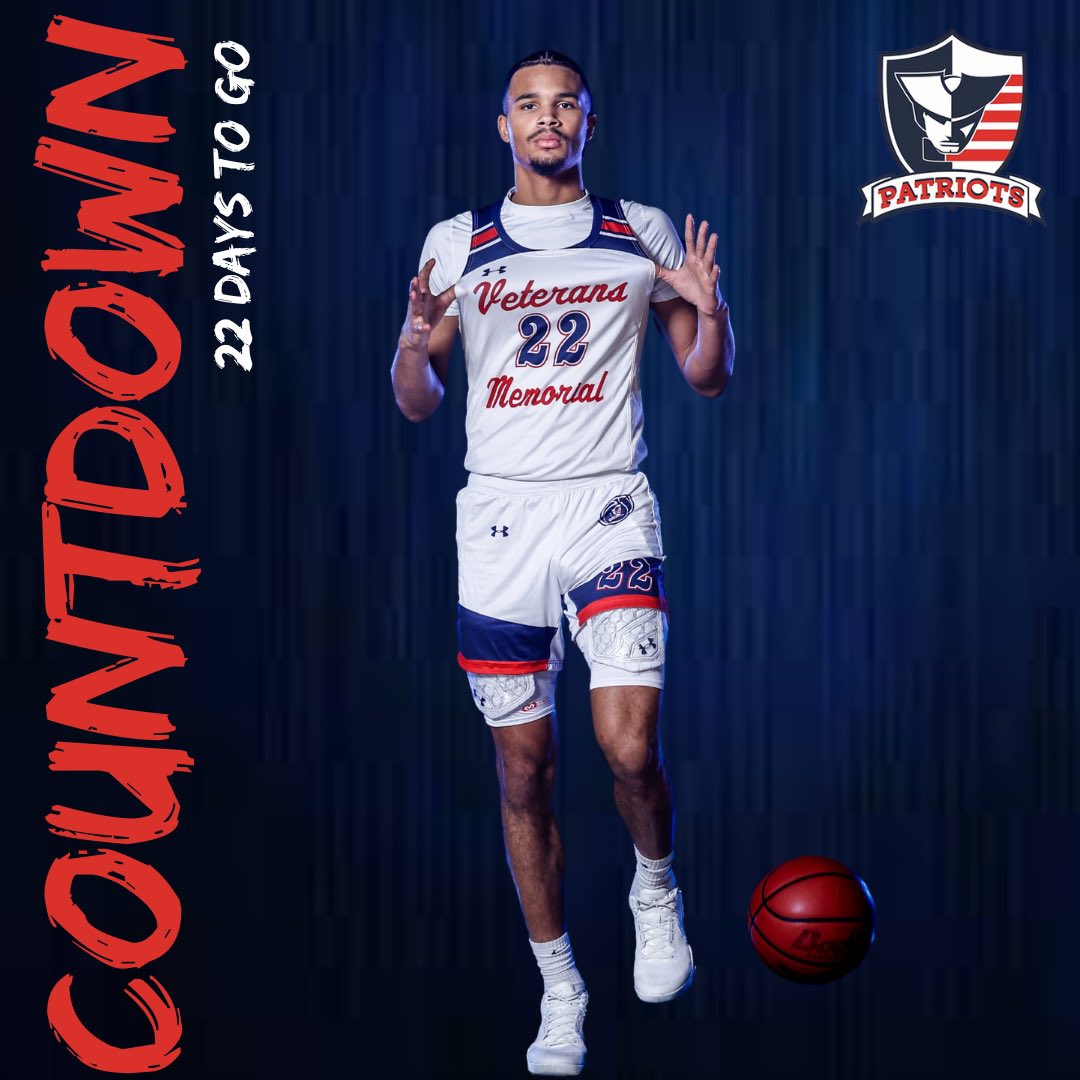 SA VMHS Patriots Basketball (@hoopsvmhs) on Twitter photo 22 days until we're officially back!!
<a href="/Jamichael_M22/">Jamichael Moore</a> <a href="/VMHSMediaTeam/">VMHS Media</a> <a href="/SAVeteransHS/">Veterans Memorial High School</a> <a href="/VMHSABC/">VMHS Athletic Booster Club</a>
#ACTS | #Family 22 days until we're officially back!!
<a href="/Jamichael_M22/">Jamichael Moore</a> <a href="/VMHSMediaTeam/">VMHS Media</a> <a href="/SAVeteransHS/">Veterans Memorial High School</a> <a href="/VMHSABC/">VMHS Athletic Booster Club</a>
#ACTS | #Family