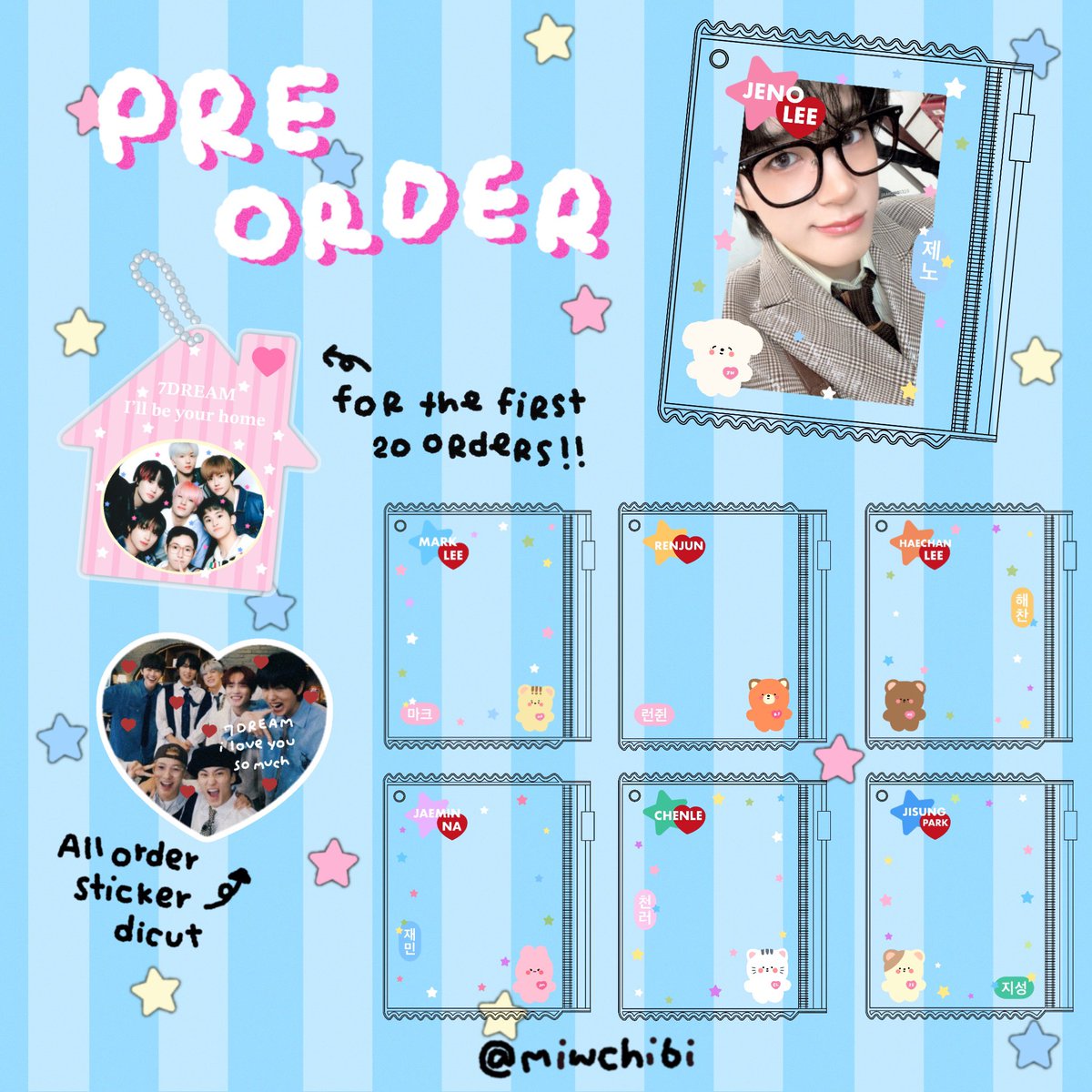 miwchibi's tweet photo. pls rt (รีทวิตสุ่มแจก 1 ชิ้น)

𝙥𝙧𝙚-𝙤𝙧𝙙𝙚𝙧 pc pouch nct dream🪽🩵
💌 now - 12.10.68

• ราคา 85 บาท/ชิ้น

📨 https://t.co/AQVKZK74nG

#ตลาดนัดnct #ตลาดนัดnctdream https://t.co/AcBpLcEhWx