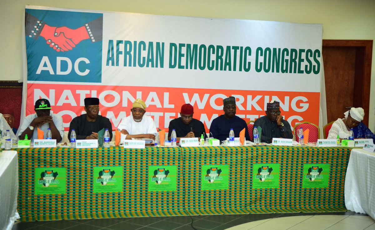 Earlier today in the NWC meeting, 

Our National chairman reaffirms that the ADC will revolve around rules, policies, programs, people and results. That will insist on team spirit , collaboration , and internal democracy. Putting first the supremacy of the party’s constitution