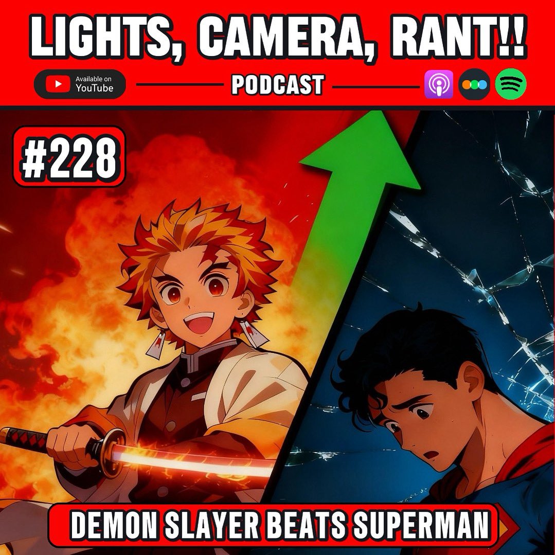 🚨New Episode Alert

#228 - Demon Slayer Beats Superman! | Peacemaker S2 &amp; Gen V S2 💥

🔥OUT NOW🔥

#newep #newepisode #outnow #new #aussiepodcast #demonslayer #superman #boxoffice #news #ranting #raving #breakdown #genv #peacemaker #shows #live