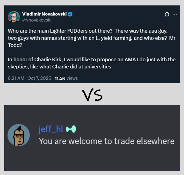 different priorities, different philosophies