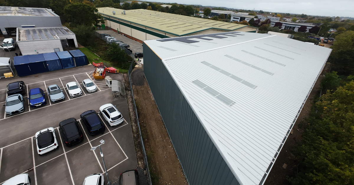 KentStructures's tweet image. Solid progress at our Opak site in #Ashford! Roof and external cladding works complete. Drainage and hard standing all done. Interior also taking shape. Thank you to everyone involved on this project - you are doing an amazing job. #siteworks #construction #commercial  #Kent