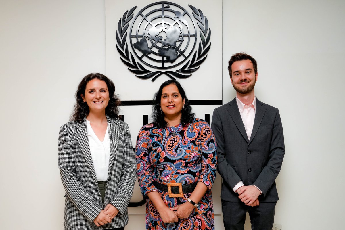 Happy to welcome two colleagues to the <a href="/UNDPNigeria/">UNDP Nigeria</a> Programme's Team!
Lerna Hornetz joins as a Programme Analyst under the JPO programme funded by <a href="/GERinNigeria/">Germany in Nigeria</a>. Loïc Noël joins as a <a href="/UNVolunteers/">UN Volunteers</a>. We look forward to their contributions, &amp; their leadership in tennis tournament 🏓