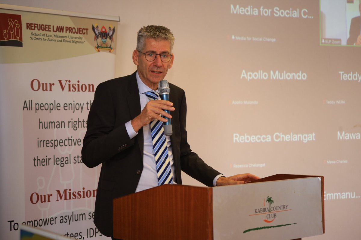 Justice for refugee children is not just about formal courts  it’s about being heard, protected, and having rights upheld at every level. We need child-centred legal systems, safe reporting, trained officers, and strong coordination - Bouwe-Jan from <a href="/NLinUganda/">Embassy of the Netherlands in Uganda</a> 
#TRCFM9