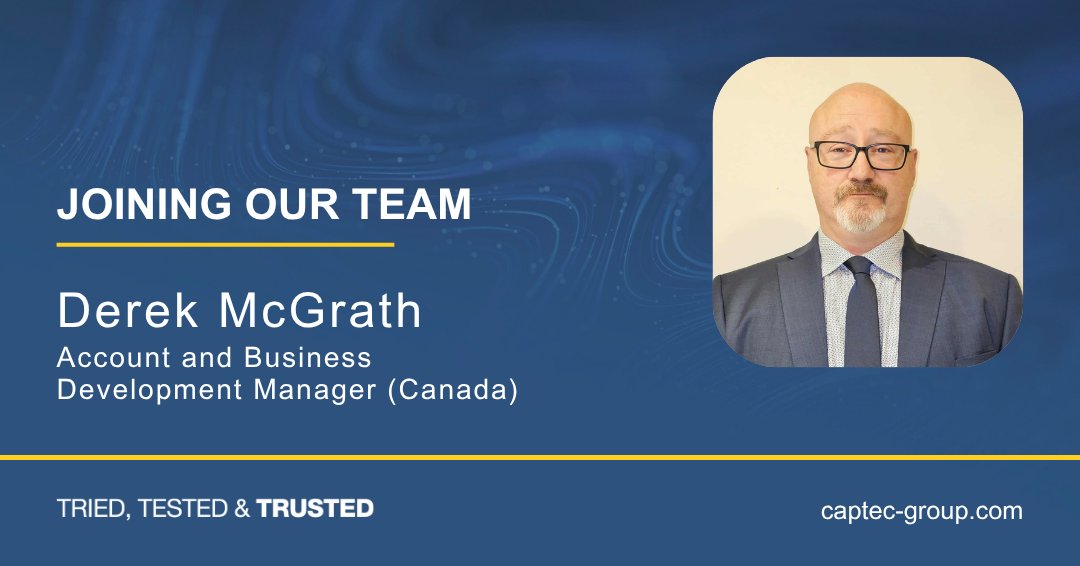 Captecgroup's tweet image. 𝗖𝗮𝗽𝘁𝗲𝗰 𝗪𝗲𝗹𝗰𝗼𝗺𝗲𝘀 𝗗𝗲𝗿𝗲𝗸 𝗠𝗰𝗚𝗿𝗮𝘁𝗵 𝗮𝘀 𝗔𝗰𝗰𝗼𝘂𝗻𝘁 𝗮𝗻𝗱 𝗕𝘂𝘀𝗶𝗻𝗲𝘀𝘀 𝗗𝗲𝘃𝗲𝗹𝗼𝗽𝗺𝗲𝗻𝘁 𝗠𝗮𝗻𝗮𝗴𝗲𝗿 (𝗖𝗮𝗻𝗮𝗱𝗮)
 Learn more about Captec: hubs.la/Q03MkcMS0

#SpecializedComputing #NewStarter