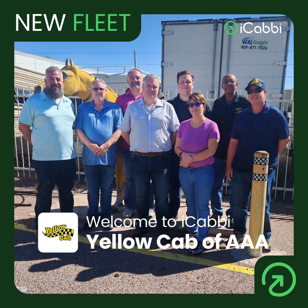 iCabbi's tweet image. Now live on #MoveAI Platform!
Head of Global Customer Ops, Chris Brooks-Tonkin, recently joined valued #iCabbi customer Yellow Cab Arizona (AAA Group) to complete their Move AI implementation - a smooth &amp;amp; successful collaboration all round 👏
Learn more: hubs.ly/Q03Mw0tq0
