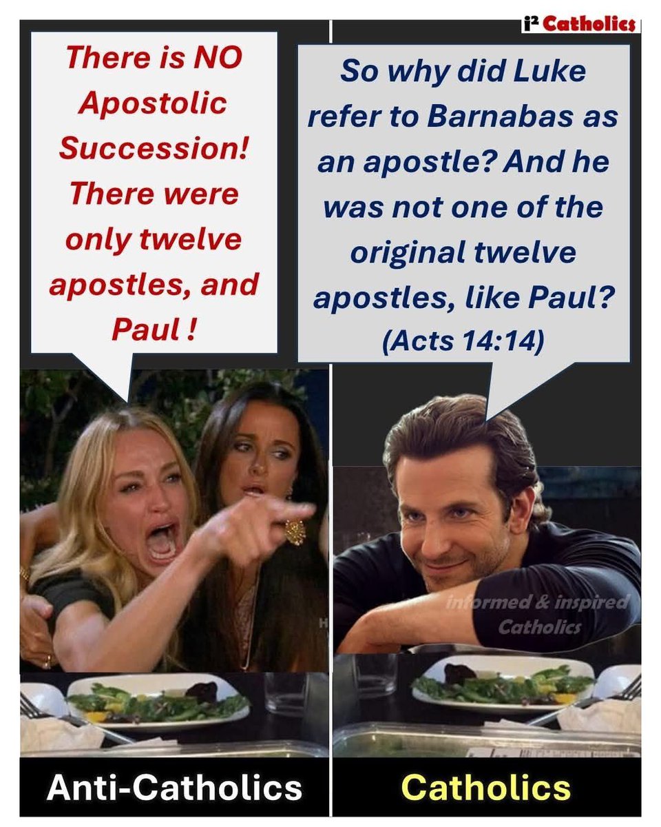 Anti-Catholics hate when you use their favorite line - ‘Show me in the Bible.’ 📖😂