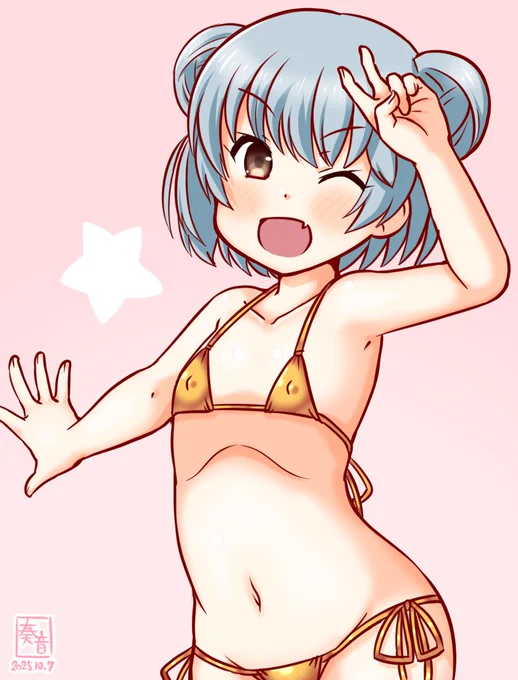 「今日は私、サムがやってあげます 大丈夫です!任せてください!こう見えても…」 #艦これ版真剣お絵描き60分一本勝負_20251007 #サミュエル