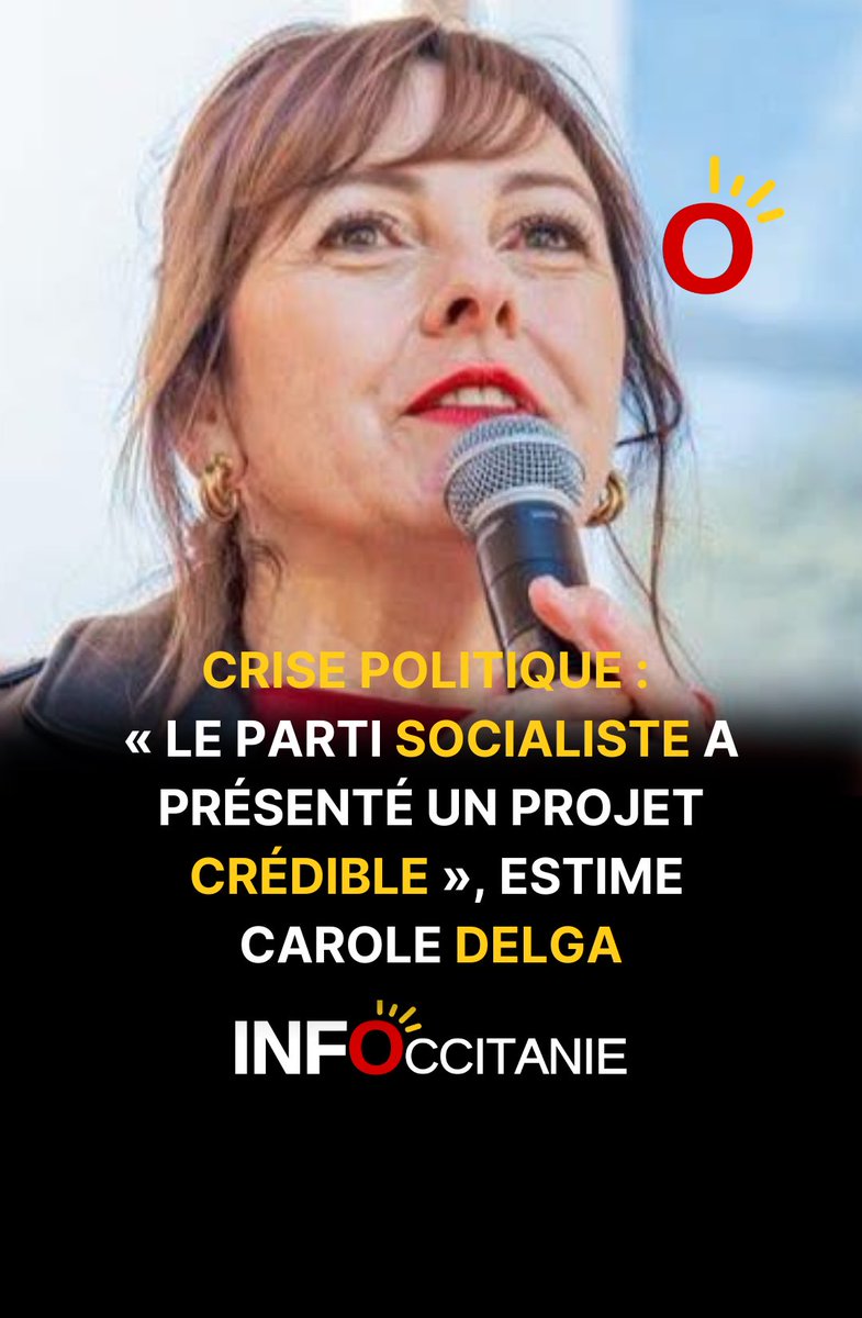 infoccitanie's tweet image. Crise politique : « Le #PartiSocialiste a présenté un projet crédible », estime Carole Delga ▶️ infoccitanie.fr/crise-politiqu… #delga #CrisePolitique #macron #Lecornu #gouvernement