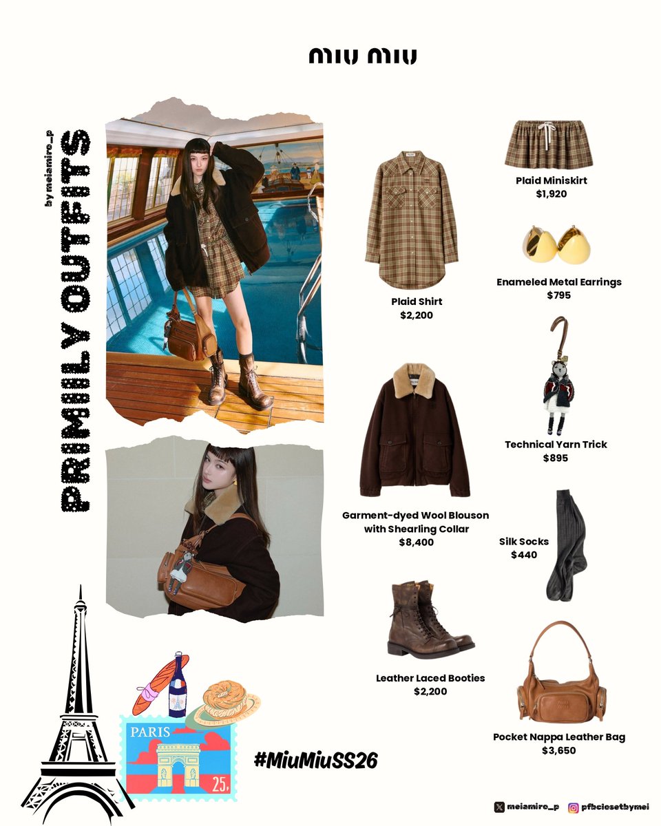 Prim Chanikarn Look 4 in Paris 🤎 

CHANIKARN AT MIUMIU PFW26
#PrimxMiuMiuSS26 #MiuMiuSS26 
#primiily #PrimiilyOutfits 
<a href="/primiily1_/">primiily</a> <a href="/MIUMIUofficial/">Miu Miu</a>