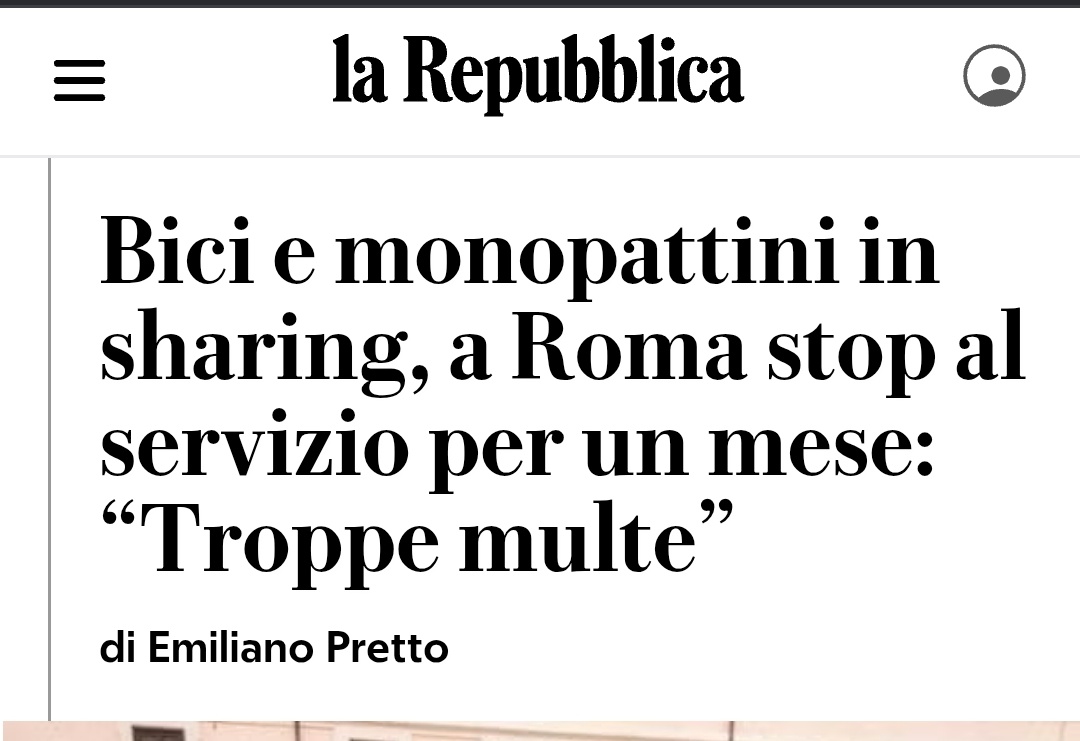 MercurioPsi's tweet image. Lo strabiliante successo della #sharing mobility a #Roma

➡️roma.repubblica.it/cronaca/2025/1…

"Puoi ingannare tutti per un po', o qualcuno per sempre, ma non puoi ingannare tutti per sempre" (Lincoln)
@gualtierieurope @ACoS_Roma #Giubileo2025