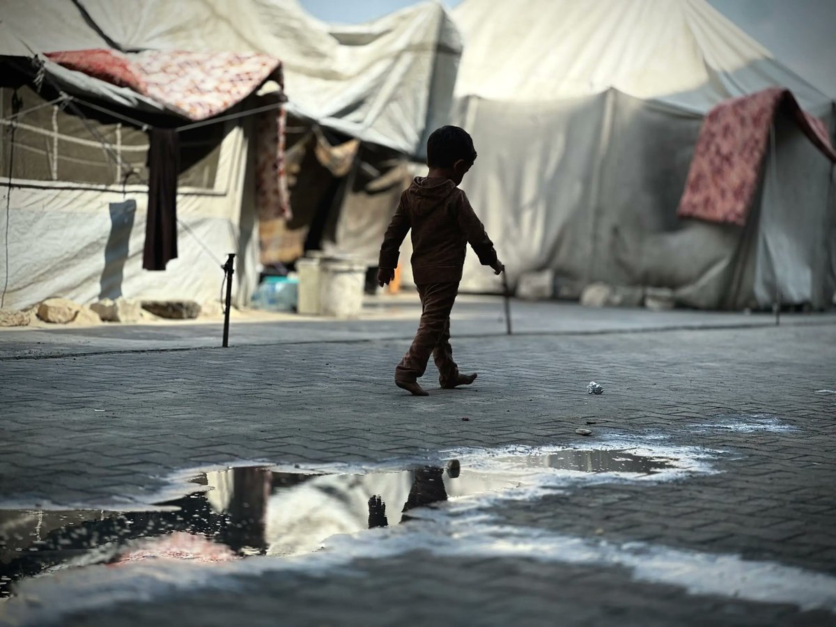 What future is this boy walking towards? A statement that <a href="/IHLCentre/">IHL Centre</a>  issued today – exactly two years since the onset of the darkest chapter in a long history of violence – addresses the unbearable cost of the hostilities for a generation of children. diakonia.se/ihl/news/state…