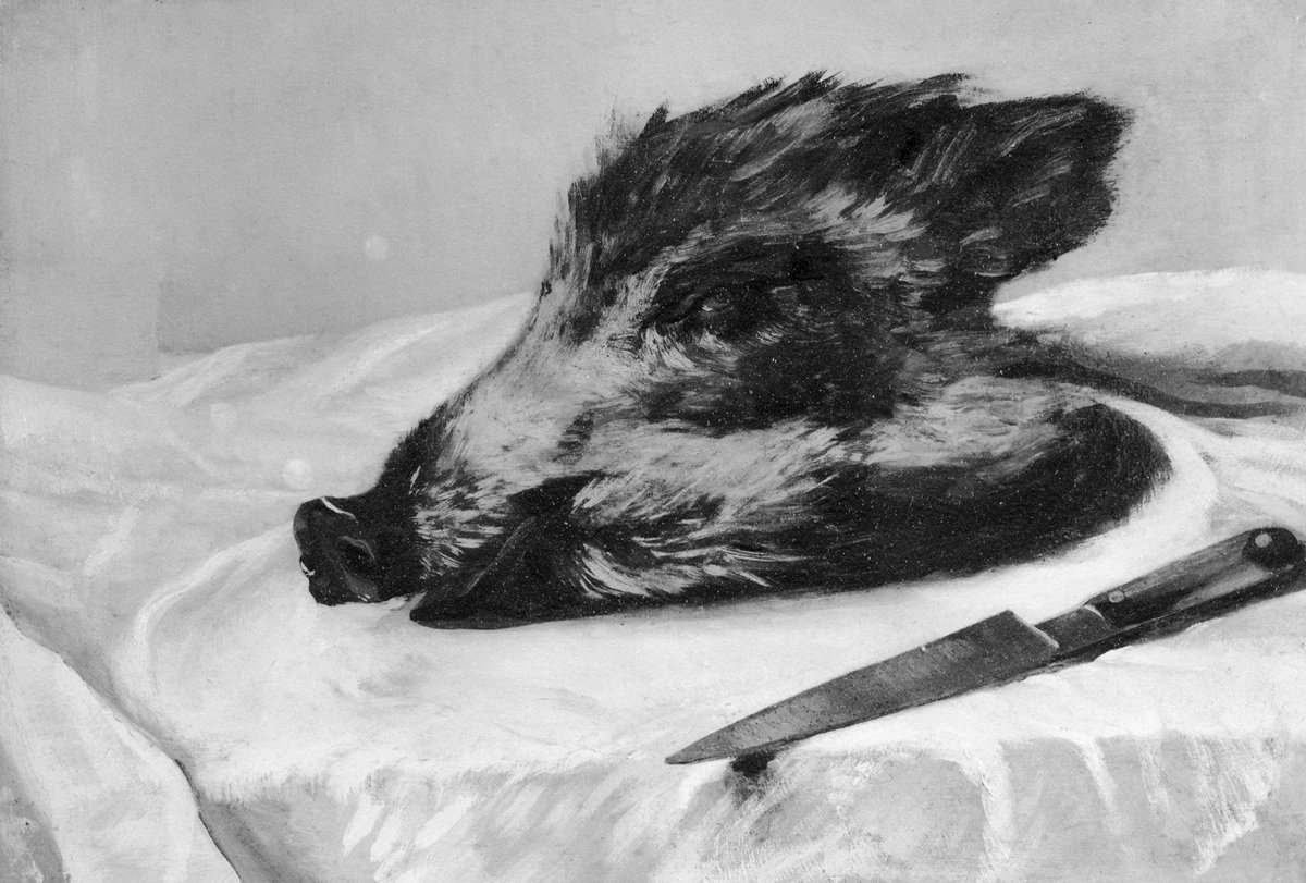 Head of a Wild Boar brooklynmuseum.org/opencollection…