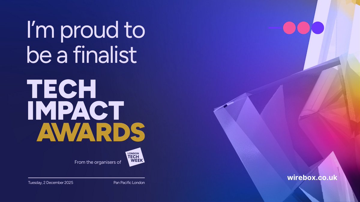 We’re up for “Best Innovation in Accessible Tech” at the Tech Impact Awards 2025! #goodluckall