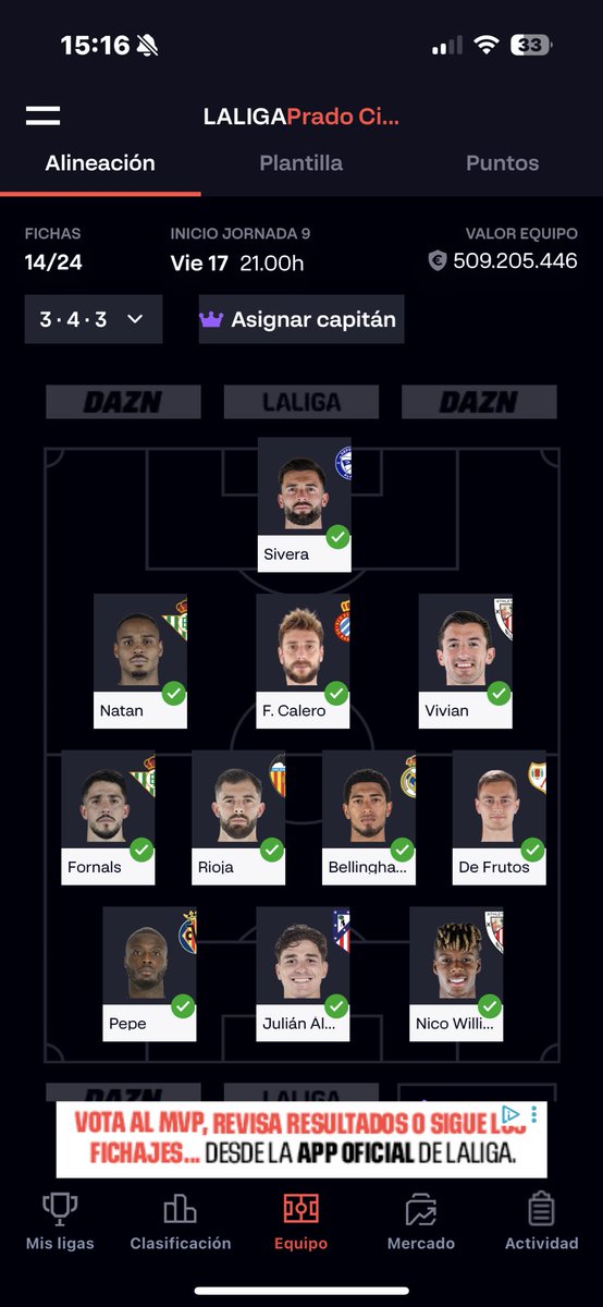 fraanjarillo's tweet photo. @FantasyTillo amigo venderías a Pepe por esto? Tengo en el mercado a lewan lo que pasa que bajó anoche 5000, también a Militao en el mercado https://t.co/Zc4nKuzIF9