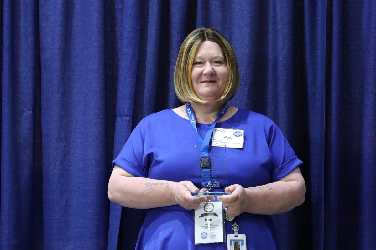 𝐊𝐚𝐫𝐢 𝐓𝐚𝐲𝐥𝐨𝐫 
𝐌𝐞𝐚𝐝𝐨𝐰𝐛𝐫𝐨𝐨𝐤 𝐑𝐞𝐡𝐚𝐛𝐢𝐥𝐢𝐭𝐚𝐭𝐢𝐨𝐧 𝐇𝐨𝐬𝐩𝐢𝐭𝐚𝐥 𝐒𝐍𝐅 𝐋𝐓𝐂 
𝐊𝐇𝐂𝐀/𝐊𝐂𝐀𝐋 𝟐𝟎𝟐𝟓 𝐒𝐒𝐃 𝐨𝐟 𝐭𝐡𝐞 𝐘𝐞𝐚𝐫

“Kari is truly the most amazing Social Services Director, and her impact on the facility is immeasurable. Her