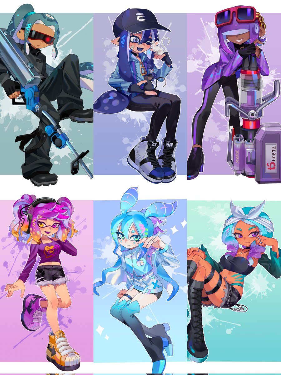 Some #splatoon commissions I have finished recently
Thank you so much for all the commissions!