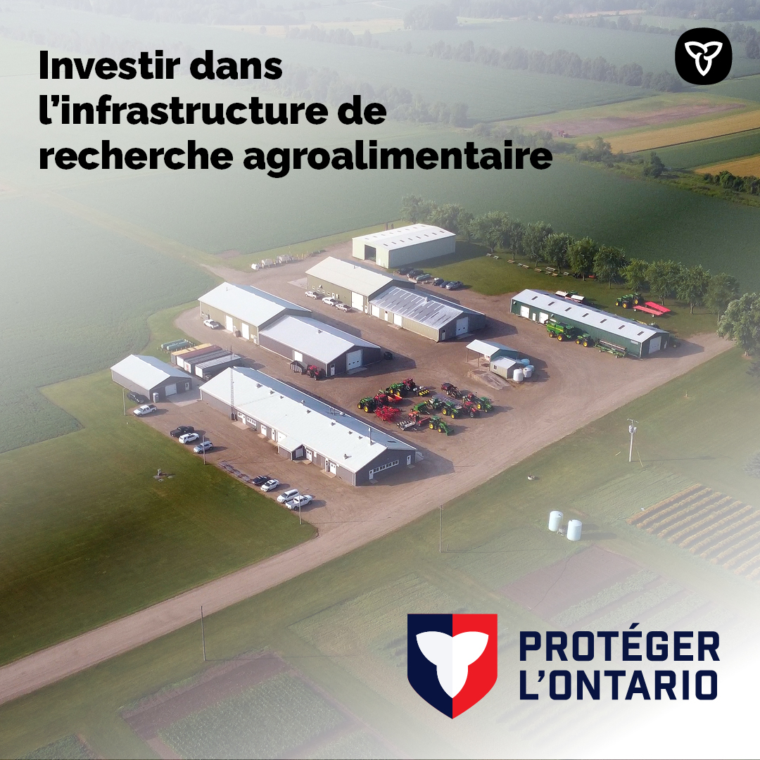 L’Ontario investit plus de 41 M$ dans Recherche et innovation agricoles Ontario pour aider les agriculteurs et les entreprises à innover, créer des emplois et rester concurrentiel sur le marché mondial. Apprenez-en plus : news.ontario.ca/fr/release/100…

#agriONT