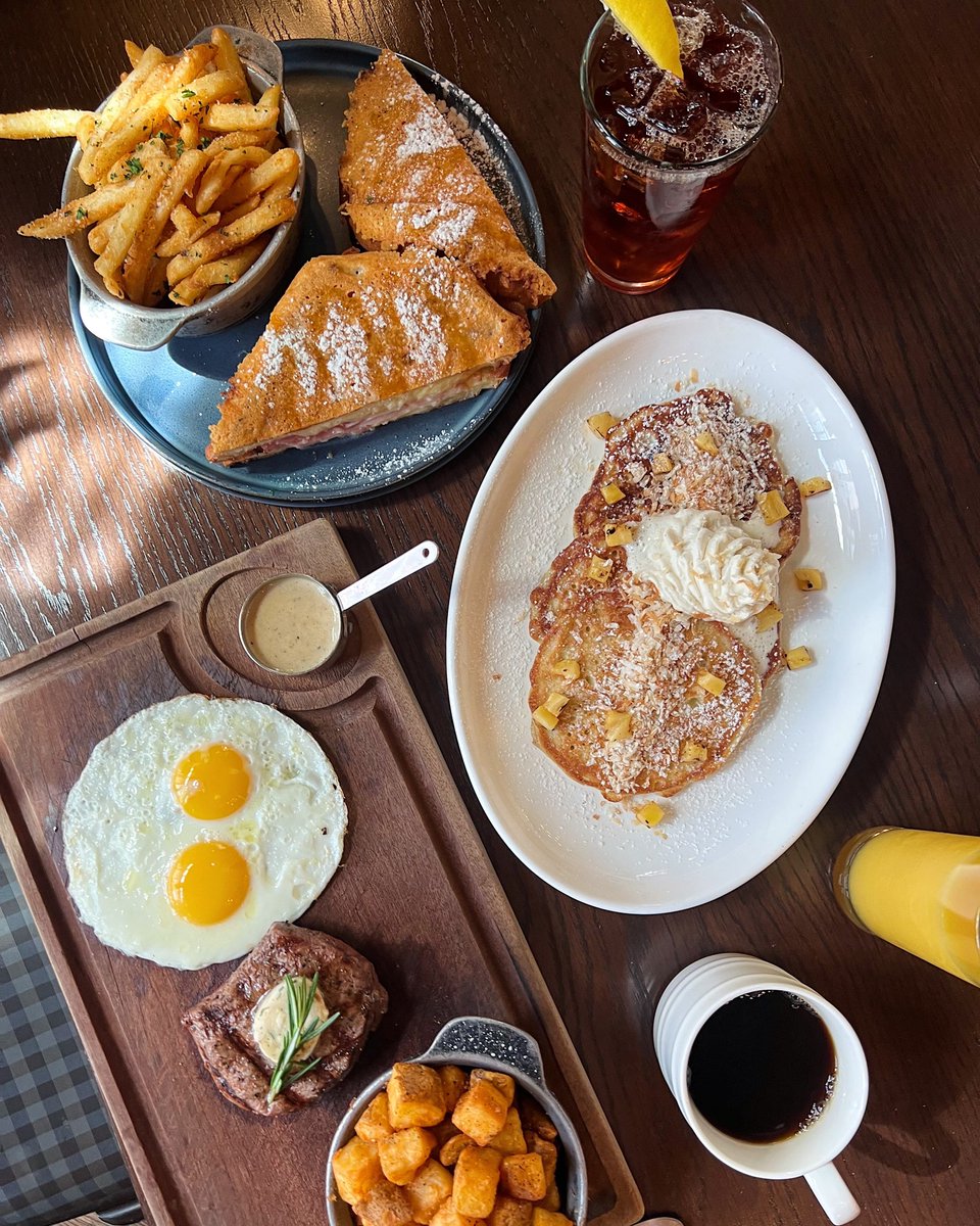 Brunch your way, every day, from 7am–2pm at HEW Parlor &amp; Chophouse. Reservations: hewchophouse.com/reservations or call (727) 683-5990.