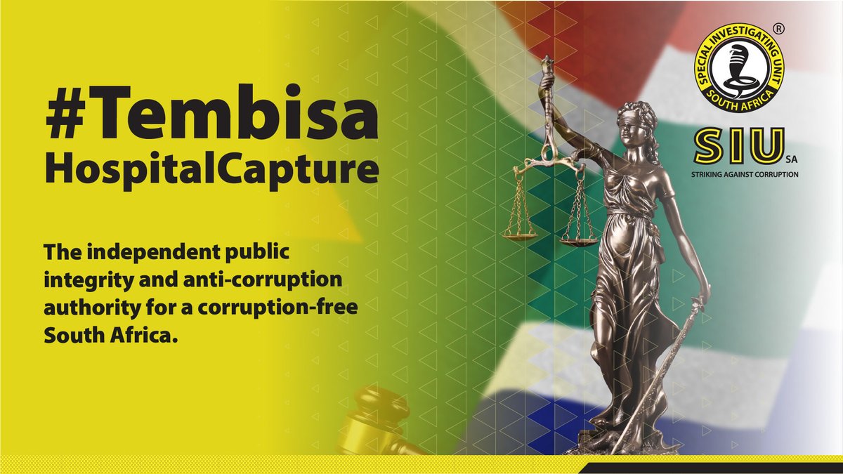 RSASIU's tweet image. #TembisaHospitalCapture | Last week, the SIU published an interim report on the Tembisa Hospital investigation. The SIU discovered that three main syndicates have siphoned off funds from the hospital. At least R2 billion has been looted from the hospital. Read our full report…