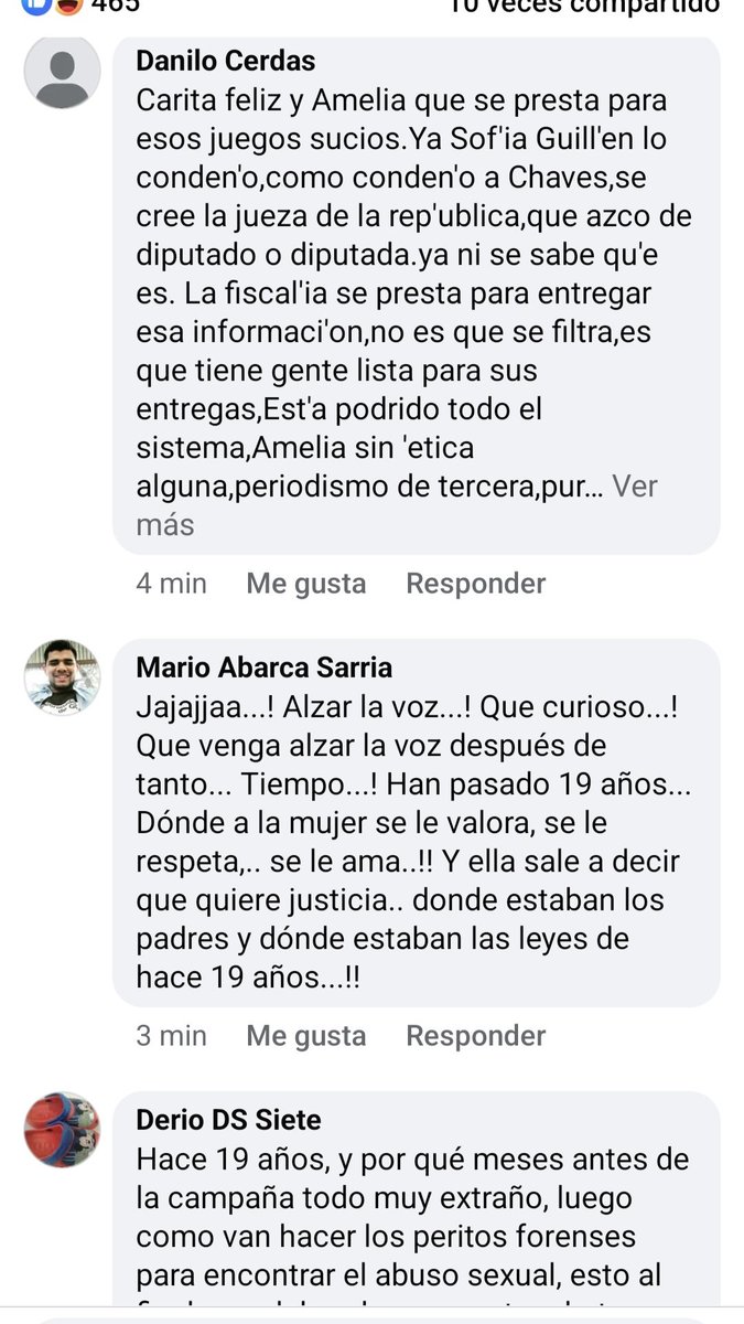 pardingo's tweet photo. Qué tristeza leer los comentarios en el video de la denunciante del diputado Fabricio Alvarado. 

Su lógica: "sale muy feliz en el video, no puede ser cierto que abusaron de ella" y el clásico "¿Por qué denuncia hasta ahora?" https://t.co/BC5gwKnIhc