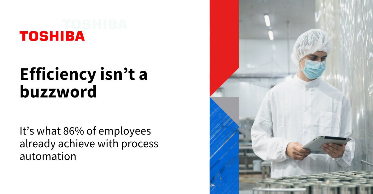 ToshibaTEC_UK's tweet image. 📊 86% of employees say automation helps them work more efficiently.
👉 How much time could your team save if manual processes were automated?
See what process automation could do for your business — get in touch with us today.
#ToshibaTec #Automation #SmartWorkflows