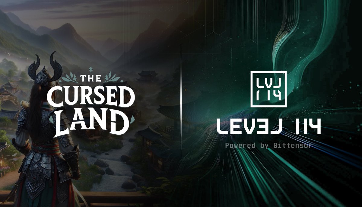 thecursedland's tweet image. 🚀The Cursed Land joins the Bittensor ecosystem alongside @level_114

🤝We’re excited to announce a strategic partnership with Level 114, the first gaming-focused subnet on Bittensor #SN114.

📄Under this agreement, Level 114 becomes the publisher for The Cursed Land (TCL).…