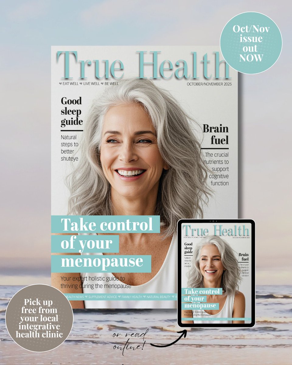New issue out now ❤️ Featuring advice on sleep, menopause, brain health, supplements to support healthy weight, plus <a href="/janeyleegrace/">Janey Lee Grace</a> shines a spotlight on the best natural beauty products!

Read free online 👉truehealthmagazine.co.uk/imag/thoctnov2…