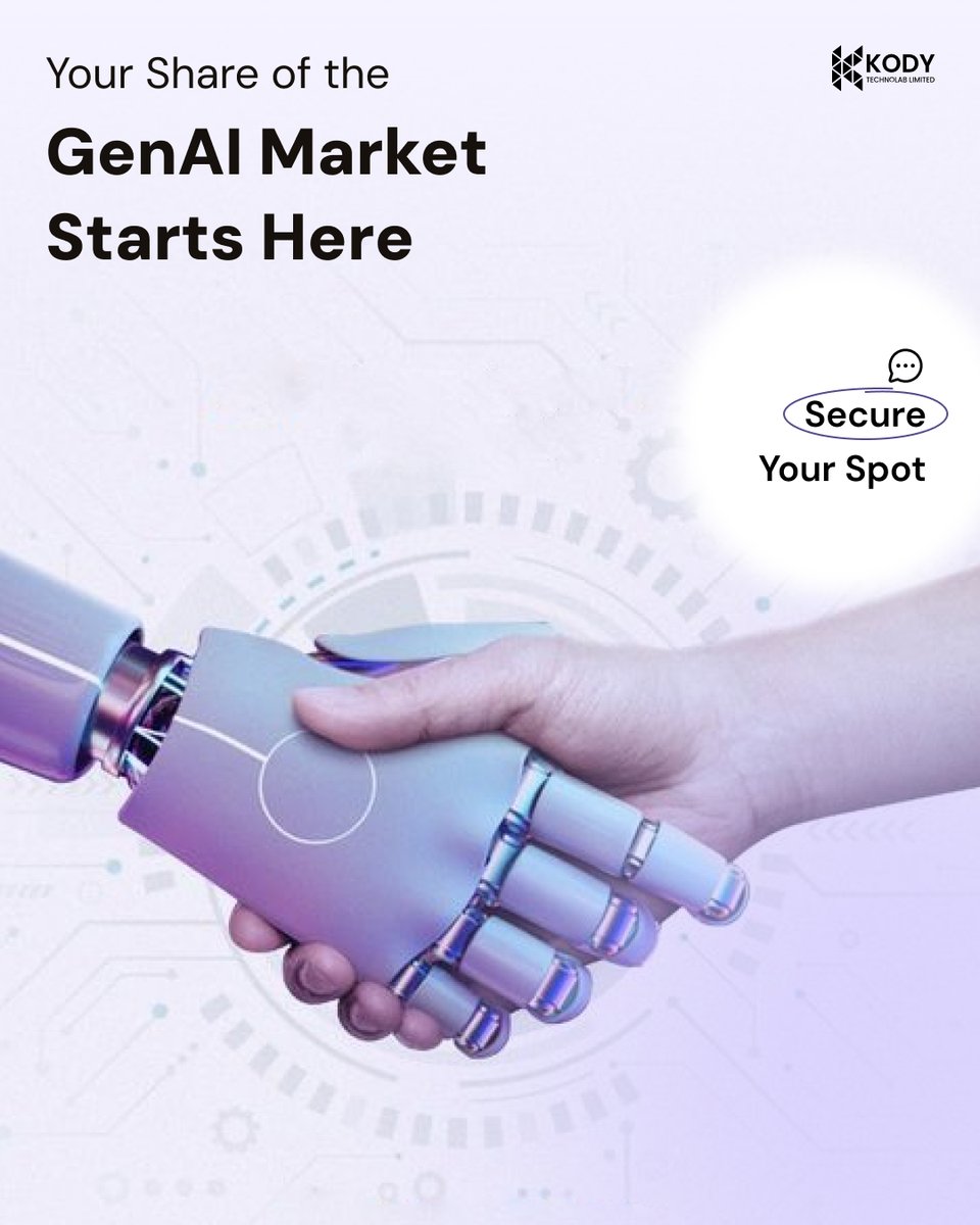 kody_technolab's tweet image. #GenAI helps companies automate faster, cut costs &amp;amp; personalize every customer touchpoint. 📈

Let’s build your #GenerativeAISolution before others take your share! 💡

🔗 kodytechnolab.com/blog/top-ai-us…

#HireAIDevelopers #HireAIEngineers #AIAppDevelopment #KodyTechnolab