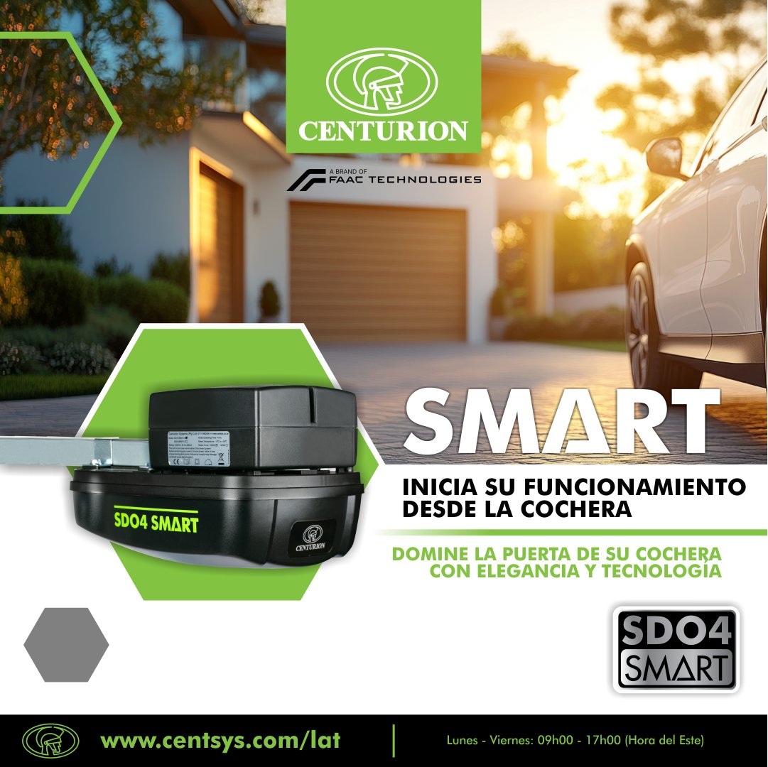 CentSys_Es's tweet photo. 𝗟𝗮 𝘁𝗲𝗰𝗻𝗼𝗹𝗼𝗴𝗶́𝗮 𝗲𝗺𝗽𝗶𝗲𝘇𝗮 𝗲𝗻 𝗹𝗮 𝗰𝗼𝗰𝗵𝗲𝗿𝗮

Todos los hogares merecen una seguridad confiable y silenciosa.

El SDO4 SMΔRT se la ofrece. Desde su sistema de transmisión por correa, sumamente silencioso, hasta el soporte de seguridad inalámbrico con detección de intentos de manipulación, este motor representa la actualización definitiva para puertas de cochera.

Ya sea con el compacto sistema T10, ideal para puertas estándar, o con el robusto sistema T12, diseñado para portones de mayor tamaño y peso, la puerta de su cochera se abrirá con elegancia, eficiencia e inteligencia.

Simple. Sin interrupciones. SMΔRT.

Disponible exclusivamente con CENTURION.

#CENTURION #CenturionSystems #SDO4SMART #PuertasDeCochera #MotorDePuertaDeCochera #PuertaDeGaraje #MotorDePuertaDeGaraje #AutomatizaciónInteligente #SeguridadConEstilo #SilencioEnMovimiento #ControlTotal #InnovaciónSMΔRT #TecnologíaQueProtege #DiseñoSofisticado #LATAM