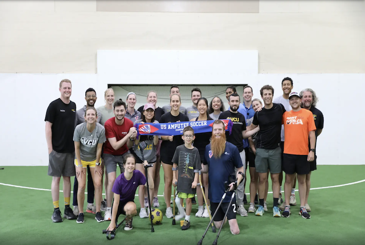 With the support of <a href="/VCUHealth/">VCU Health</a>, <a href="/AmpSoccerUSA/">US Amputee Soccer</a>, and <a href="/SportableRVA/">SPORTABLE</a>, area athletes participated in a Richmond Amputee Soccer Clinic led by three-time Amputee World Cup athlete Keith Mann, providing  opportunities for many to try the sport for the first time. More here: