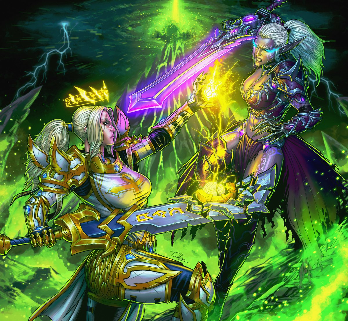𝕿𝖔𝖆𝖉𝕶𝖎𝖓𝖌🐸 (@damntoadking) on Twitter photo Duel of the fates! Valence and Xanadu, fuck yea🔥
Commission art for <a href="/R_Spectre/">Valencia Whitmore</a> 🍻
#commissionart #artshare #fantasyart #warcraft Duel of the fates! Valence and Xanadu, fuck yea🔥
Commission art for <a href="/R_Spectre/">Valencia Whitmore</a> 🍻
#commissionart #artshare #fantasyart #warcraft