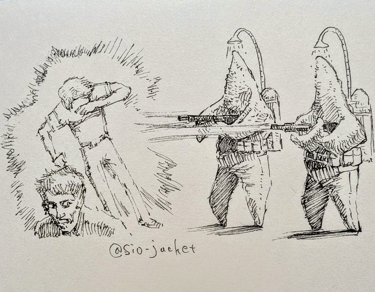 Day7:Starfish.ヒトデ

「ヒトデがせめてきたぞっ」
小松崎先生大好きです

#inktober2025
#kuretake_inktober2025