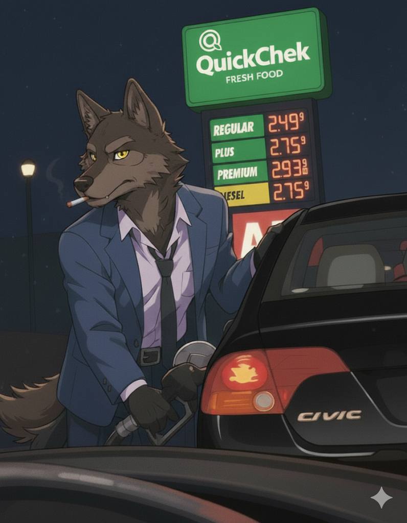 Art rework of mine.   Yes I know how to pump my own gas